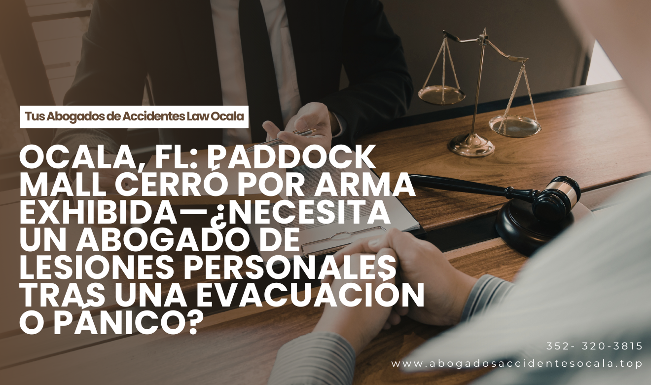 Abogado de Lesiones Personales Tras una Evacuación o Pánico