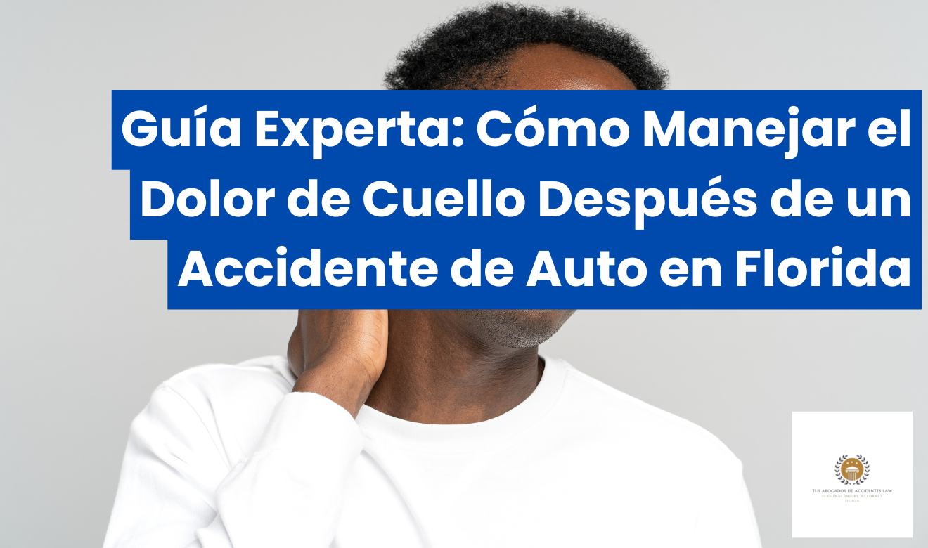 me duele el cuello después de un accidente de auto